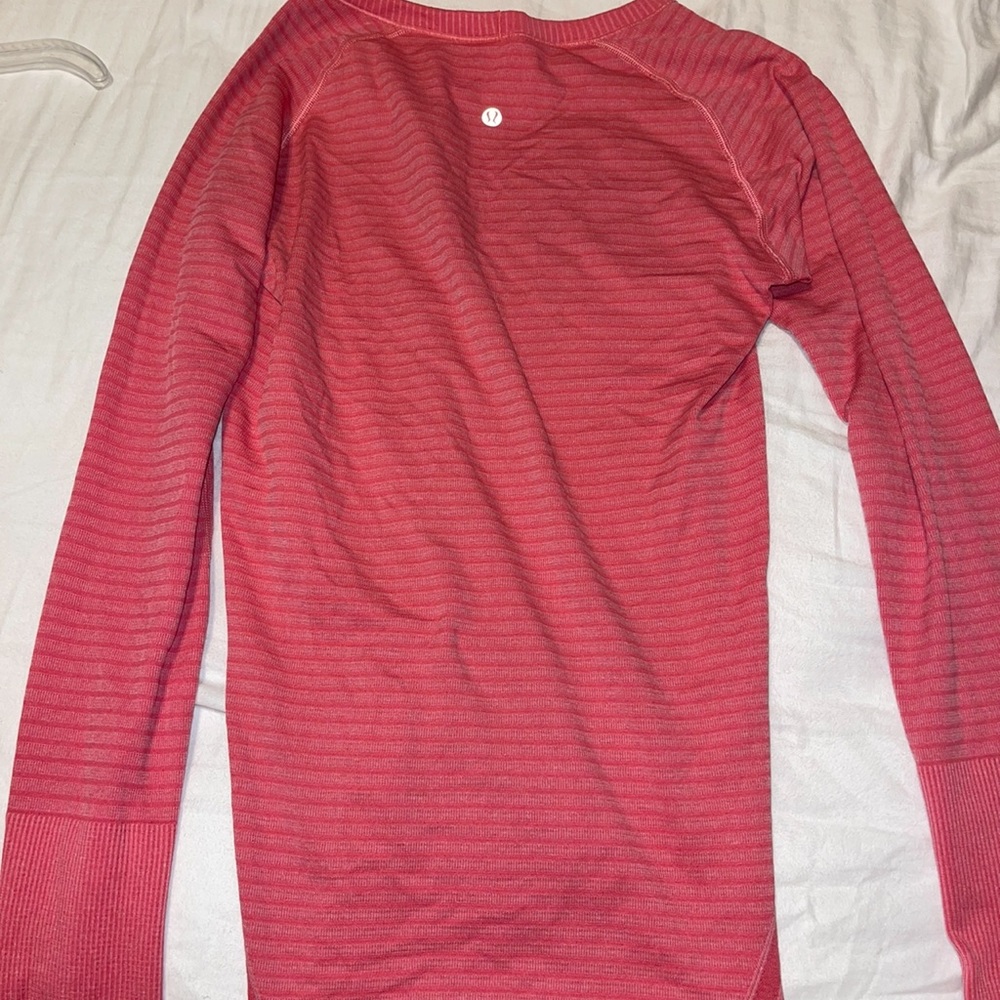 Red Lululemon Swiftly Tech Long Sleeve Size 8 - image 1
